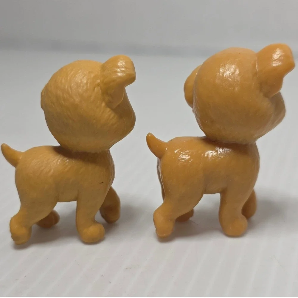 Mattel Barbie Puppy Dog Figures Set of‎ 4 Tan Golden Fair Vintage Accessory